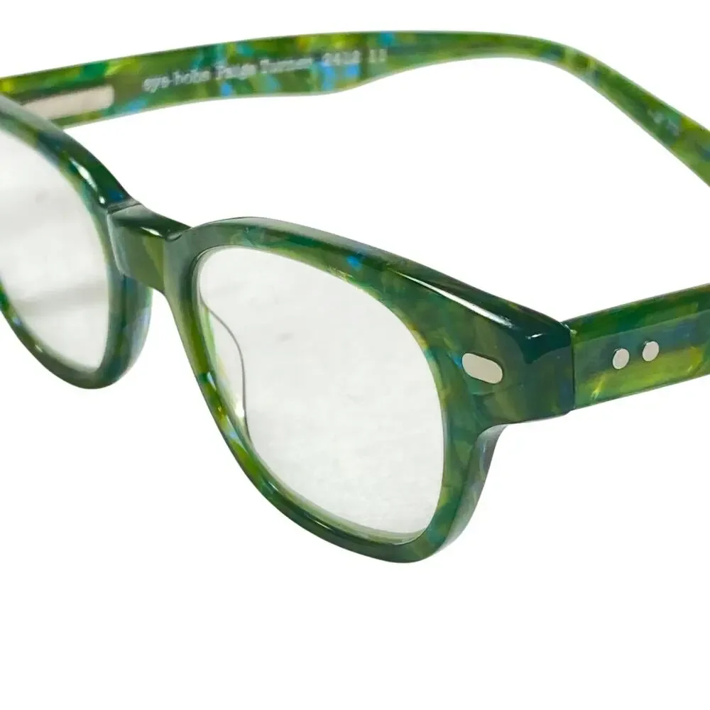 Eyebobs Paige Turner 2412 11 Green Mottled Tortoise Eyeglasses Frame Frames Only